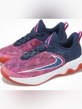 Nike Giannis Immortality 4 GS IH7662-600 Red Navy Sz 6.5Y Women’s 8 NWT